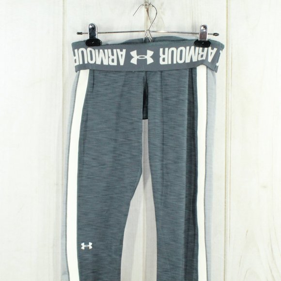 Under Armour Gray Lined Wide Waistband Sweat Jogger Pants Size S - Picture 2 of 7
